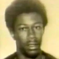 Mugshot of 17-year-old Leslie Vass, wrongfully convicted and sentenced to 20 years in prison in 1975 despite his innocence.